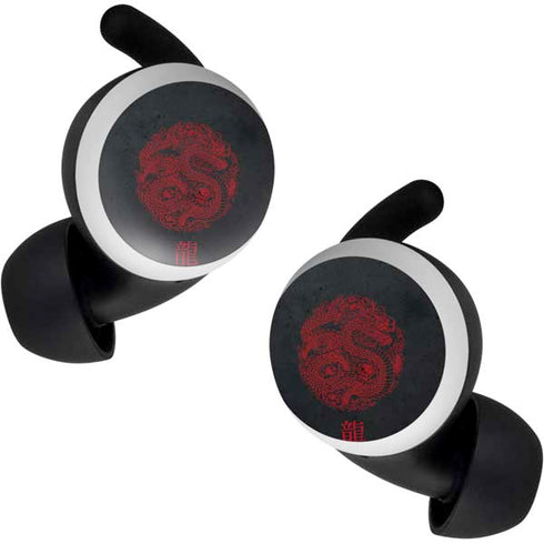 Red Dragon Google Pixel Buds Skin
